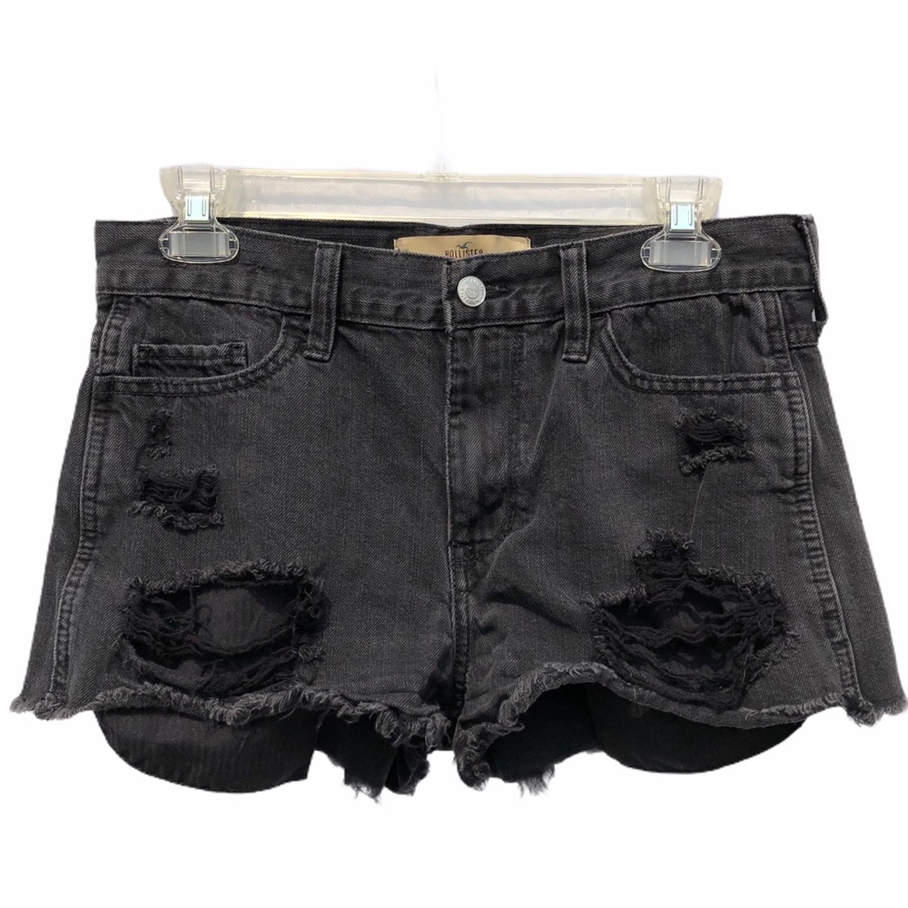 Hollister High Rise Cut-Off Denim Shorts size 7